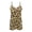Beige Leopard Print, variant on ZAITUBLES Womens Summer Rompers Beach Vacation Clothes Adjustable Spaghetti Strap Short Jumpsuits V Neck Design with Front Pockets, Beige Leopard Print, Size M