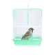 thumbnail image 2 of Jaula para pájaros, casa para mascotas, soporte para jaula, nido para pájaros con poste de pie, gancho para colgar para mascotas Verde, 2 of 6