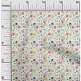 thumbnail image 2 of oneOone Silk Tabby White Fabric Asian Retro Floral Craft Projects Decor Fabric Printed By The Yard 42 Inch Wide, 2 of 4