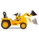 CAT Tractor Bull Dozer, Digger, Ride-On Toy by Kid Trax, yellow - image 7 of 8