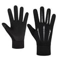 thumbnail image 1 of Mens Warm Winter Riding Gloves - Insulated Velvet Touchscreen Gloves for Cycling, Commuting & Outdoor Work, Windproof Waterproof Polyester Fleece-Lined, One Size, 1 of 8