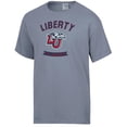 thumbnail image 2 of Men's ComfortWash Gray Liberty Flames Banner T-Shirt, 2 of 2