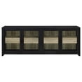 thumbnail image 5 of Denison 3-piece Entertainment Center 79-inch TV Stand Black, 5 of 19