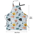 thumbnail image 6 of Goofa Elephant Tree Printed Waterproof Apron 33" Chef Aprons for Men Heavy Duty Chemical Work Apron Adjustable Bib Apron, 6 of 9