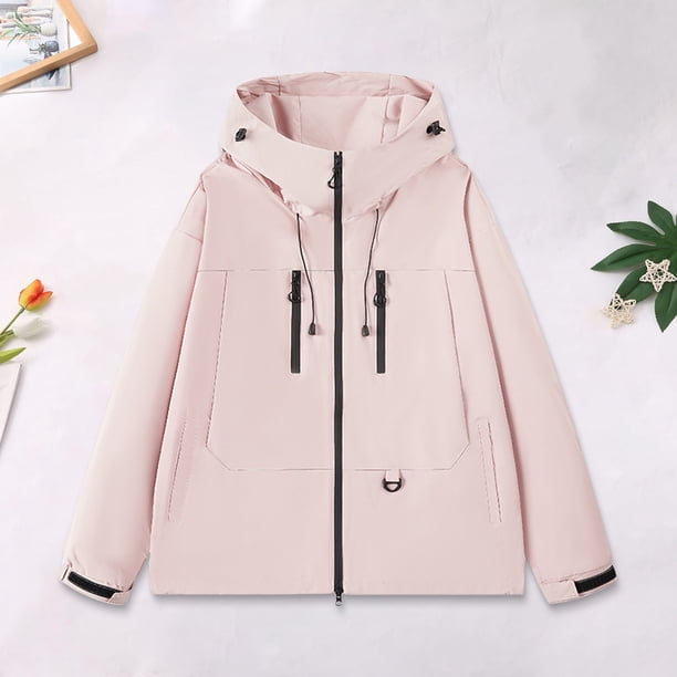 pstuiky Camisas de manga larga de invierno para hombre, Chaqueta informal de hombre de color liso con capucha, manga larga y bolsillo con cremallera, estilo stormtrooper salir tops xl