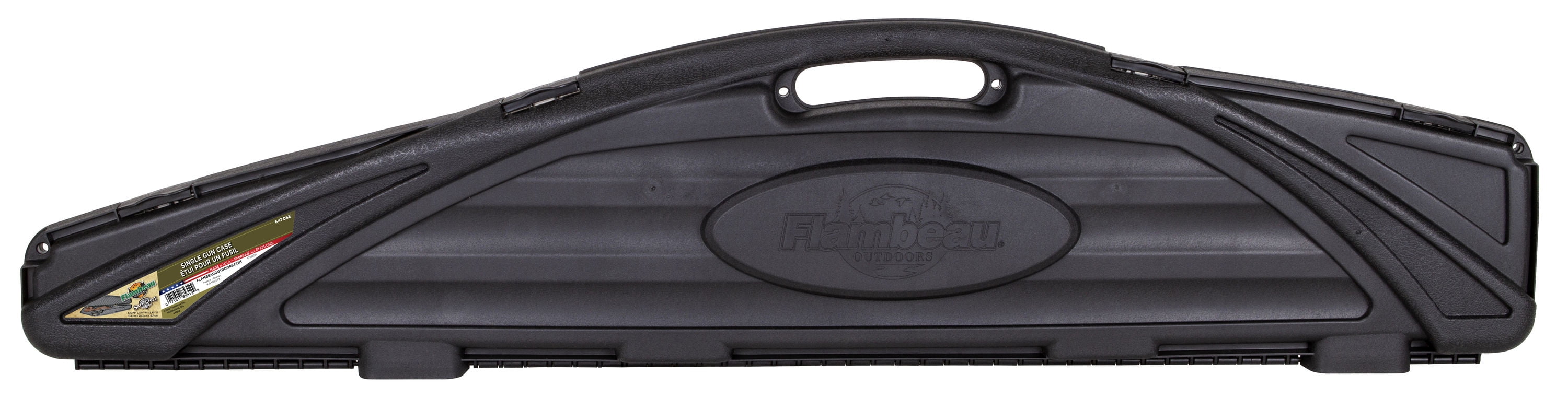 Flambeau Safeshot Econ Single Rifle Case Hard Sided, Black, 1 Piece, Black, 53.5 inches Long