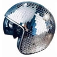 thumbnail image 1 of Disco Ball Helmet Glitter Mirrors Glass Punk Costume Hat with Retractable Visor Disco Ball Hat for Bar DJ Club Supplies, 1 of 5