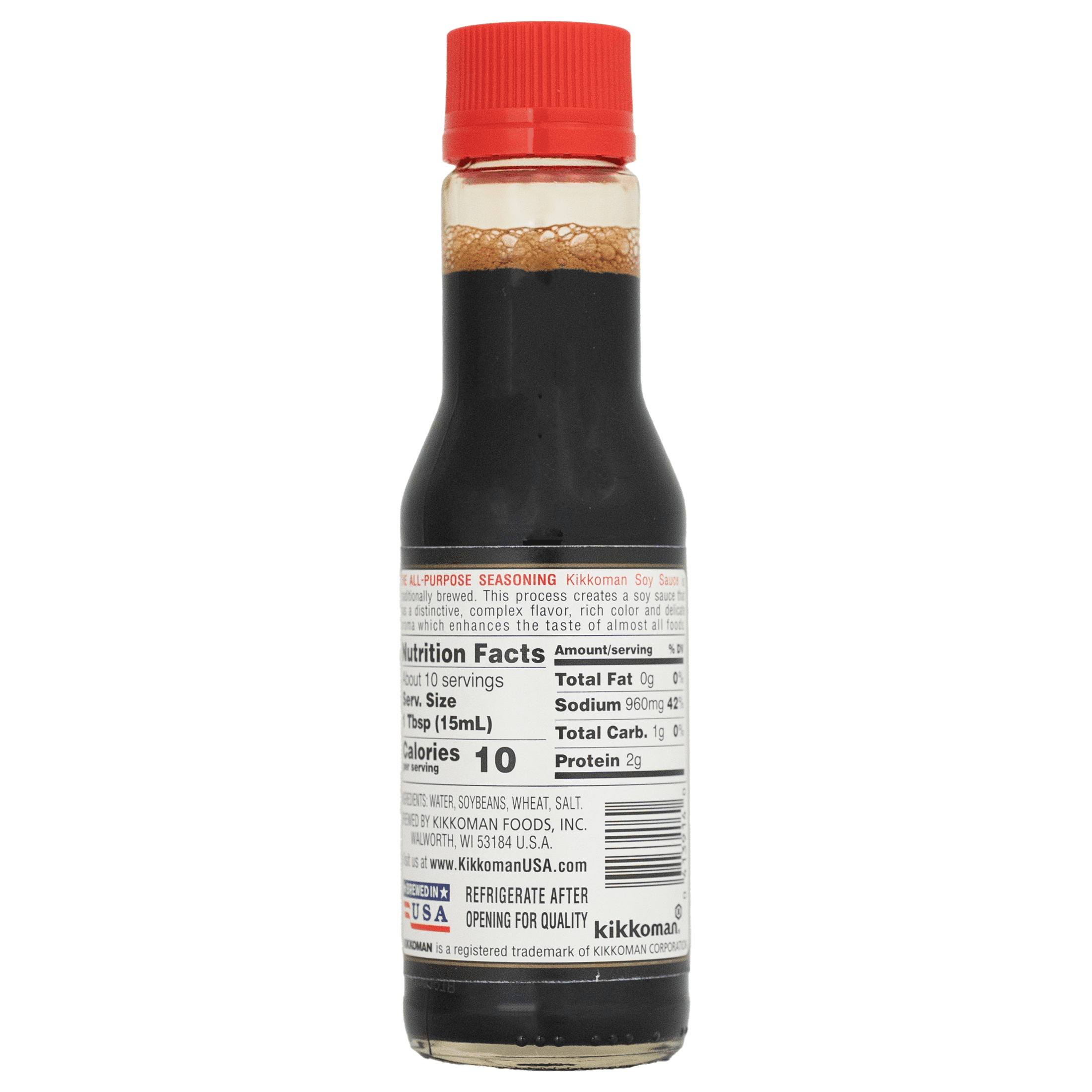 Kikkoman Traditionally Brewed Soy Sauce, All-Purpose Seasoning