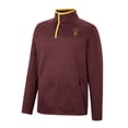 thumbnail image 2 of Men's Colosseum Maroon Arizona State Sun Devils Rebound Quarter-Snap Jacket, 2 of 3