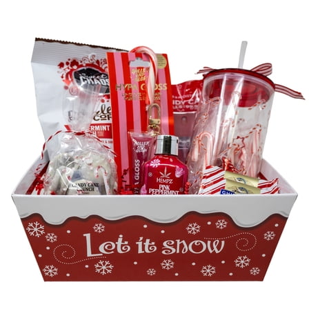 Let It Snow Candy Cane Gift Set