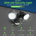 thumbnail image 2 of Luces exteriores con sensor de movimiento ALUSSO 30W 2700LM 3 modos, 2 of 9