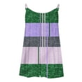 thumbnail image 4 of Lenpel Women's Tank Tops Summer Spaghetti Strap Scoop Neck Pleated Color Block Sleeveless T-Shirts Casual Loose Cami Shirts, 4 of 5