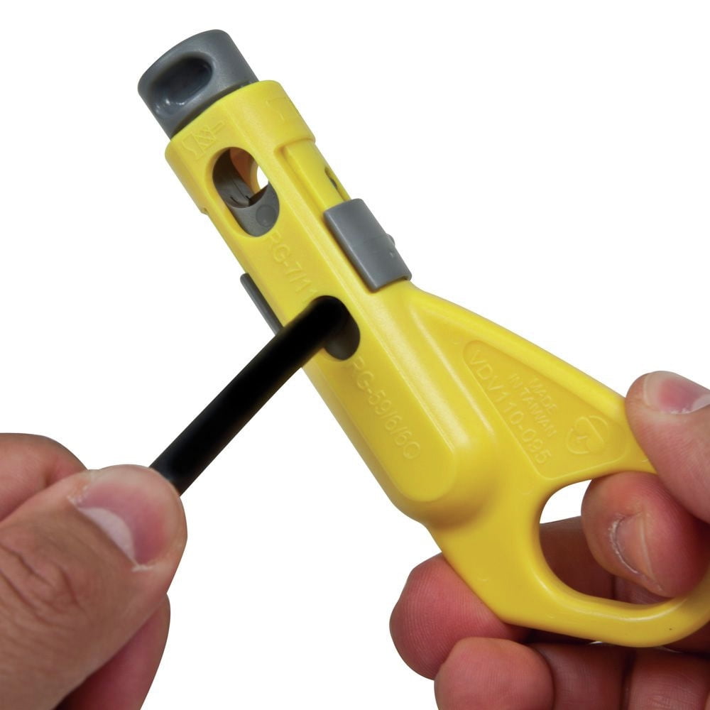 Klein Tools VDV110095 Coax Cable Radial Stripper