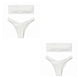 thumbnail image 4 of Toystoory Mujer Traje de baño Bustier Traje de baño Ropa de playa Traje de baño vintage Ropa Blanco 2piezas Toystoory CBP216879, 4 of 6