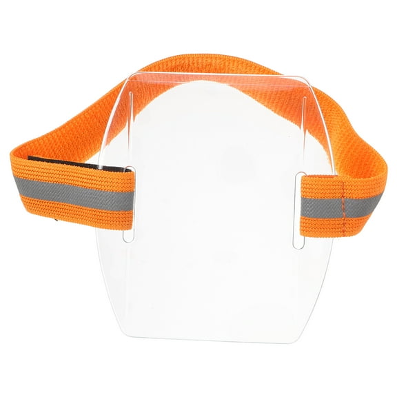MLINS Safe Arm Badge Holder Horizontal Sturdy Protective Cover Useful ID Card Holder Adjustable Armband 1 Piece