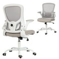 thumbnail image 1 of HOMCOM Ergonomic Office Chair, Mesh Desk Chair with Lumbar Support, Grey, 1 of 10