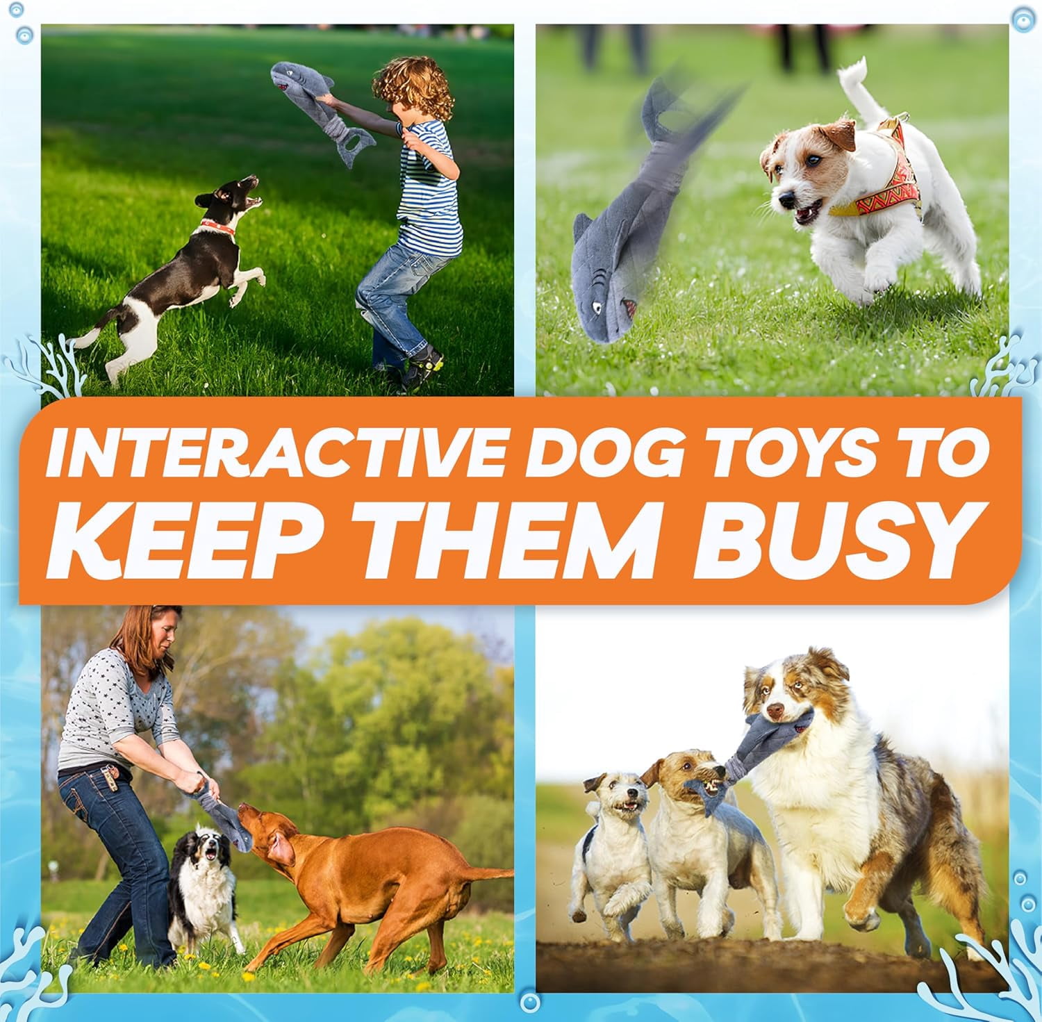 Aerqvix Durable Dog Toys for Small Large Dogs, Dog Chew Toy for Not Aggressive Chewers, Tough Squeaky Interactive Dogs Toys for Puppies Plush Puppy Toys Goose Pet Toy Puppy Chew Toys for Teething