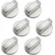 thumbnail image 1 of 6pcs Universal Metal Control Knob Gas Stove 6mm Universal Control Knob Stove Knob For Gas Stove Stove, 1 of 5
