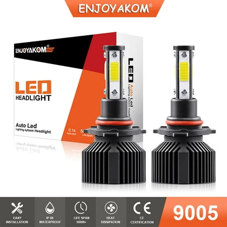 

For Chevy Avalanche 2002-2005 9005 High Beam LED Headlight Bulbs 6000K
