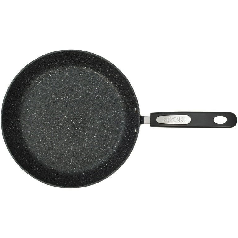Starfrit The Rock 11 in. Aluminum Nonstick Frying Pan in Black