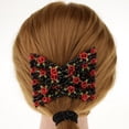 thumbnail image 3 of Pinza de cabellero BLESIY Rosado Peines dobles para el cabello elásticos, 3 of 8