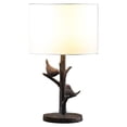 thumbnail image 4 of ORE International 18" In Sparrow Birds On A Tree Bronze Polyresin Table Lamp, 4 of 4