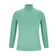 thumbnail image 6 of HaoXianJian Mens Mock Turtleneck Long Sleeve T-Shirts Solid Color Basic Slim Fitted Pullover Tees Casual Soft Comfort Big & Tall Shirts Casual T Shirts Lightweight Sweaters Size 2X 3X, 6 of 6