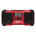 thumbnail image 2 of Milwaukee Jobsite Radio 2890-20 Battery Powered Stereo 11.81 lbs, Red/Black, 2 of 9