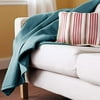 Sunbeam Jade Blue Fleece Electric Heated Throw Blanket