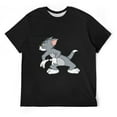 thumbnail image 5 of Tom And Jerry T-Shirts for Men Women, Funny Novelty Tee for Adults, Fashion 3D Print Short Sleeve, Unisex Casual Crew Neck Tee, 5 of 8