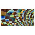 thumbnail image 2 of Fractal Geometric Ornament Design - Contemporary Canvas Art Print, 2 of 3