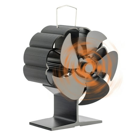 

ibaste 5 Blade Stove Fan Silent Efficient Heat Distribution for Stove
