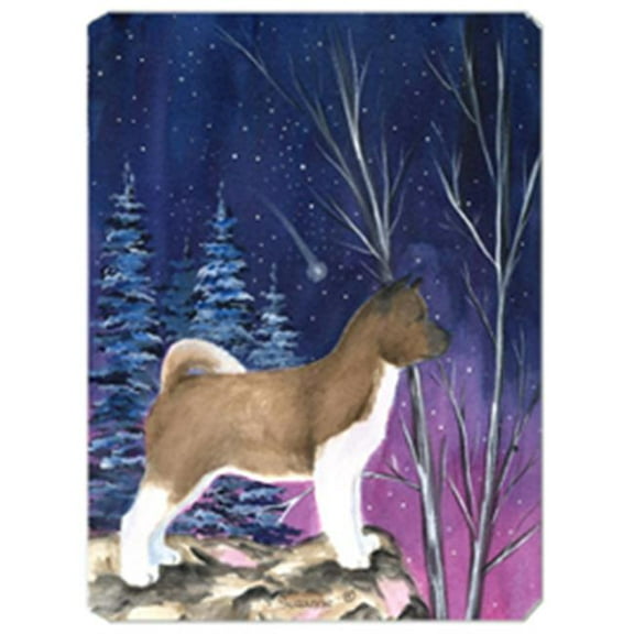 Starry Night Akita Mouse Pad