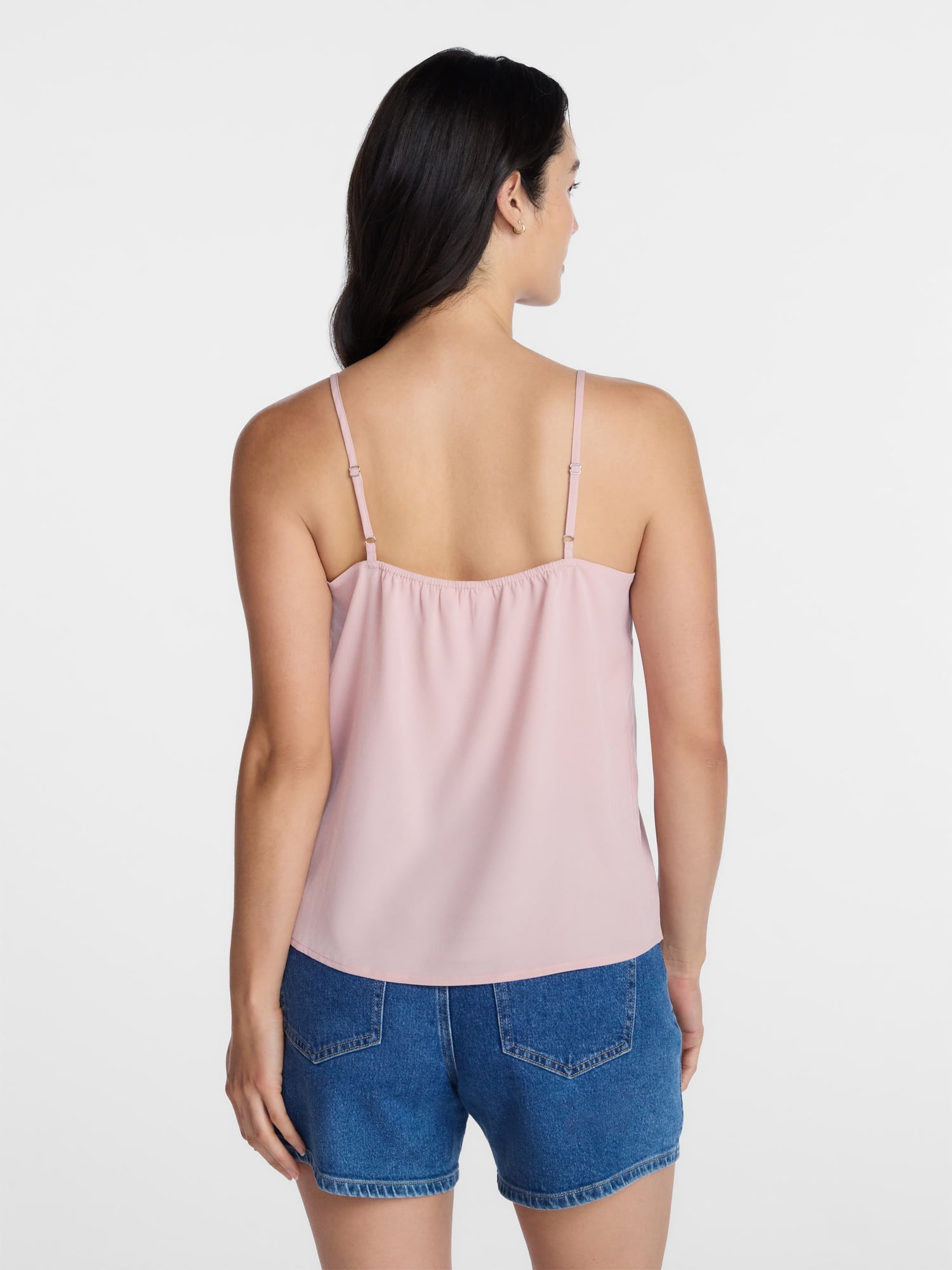 Time and Tru Embroidered Cami, Size XS-XXXL