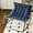 Blue, variant on 45.28''Rocking Chair Outdoor Indoor, Oversized Rocking Chairs with Cushion & Armrests, Comfy Sofa Recliner Egg Chair with Side Pocket for Living Room Patio Porch Garde,White