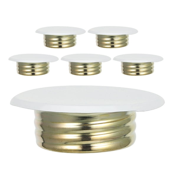 FRCOLOR 6pcs Fire Sprinkler Head Cover Ceiling Cover Plate Concealed Fire Sprinkler Covers For Ceiling For Home Office Factory Fire Safety