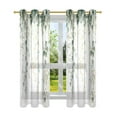 thumbnail image 7 of Yayeee Window Curtains Set of 2 for Living Room Light Filtering 63"x42", Leaf, 7 of 7