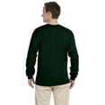 thumbnail image 2 of The Fruit of the Loom Adult HD Cotton Long-Sleeve T-Shirt - FOREST GREEN - XL, 2 of 2