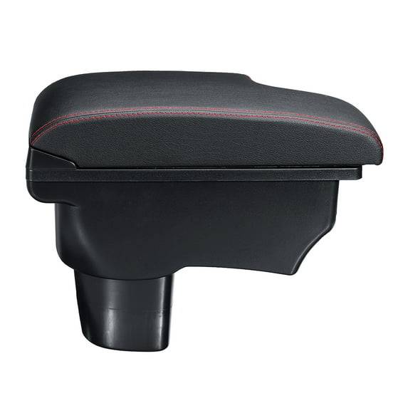 Auto Car Central Armrest Console Storage Box Handrails For Nissan Juke 2010-2015,Double Storage Space Magnet Switch w/Adjustable Cup Holder