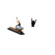 thumbnail image 5 of Estatua de bailarina de ballet, figura decorativa, escultura de resina, obra de arte de bailarinas, estatua con gesto de roca, adecuada para regalar,, 5 of 8