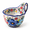 Azure Blossom, variant on 16oz Hand-painted Ceramic Soup Mug With Handle Bowl Cozy Included