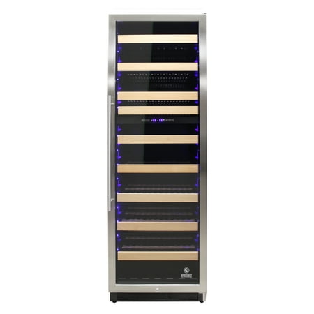 168 Bottle Wine - Connoisseur Series 168 Dual Zone Wine Cooler