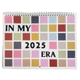 thumbnail image 1 of Calendario de escritorio 2025,12 calendario de pared mensual con patrones variados, fácil de colgar, 1 of 6