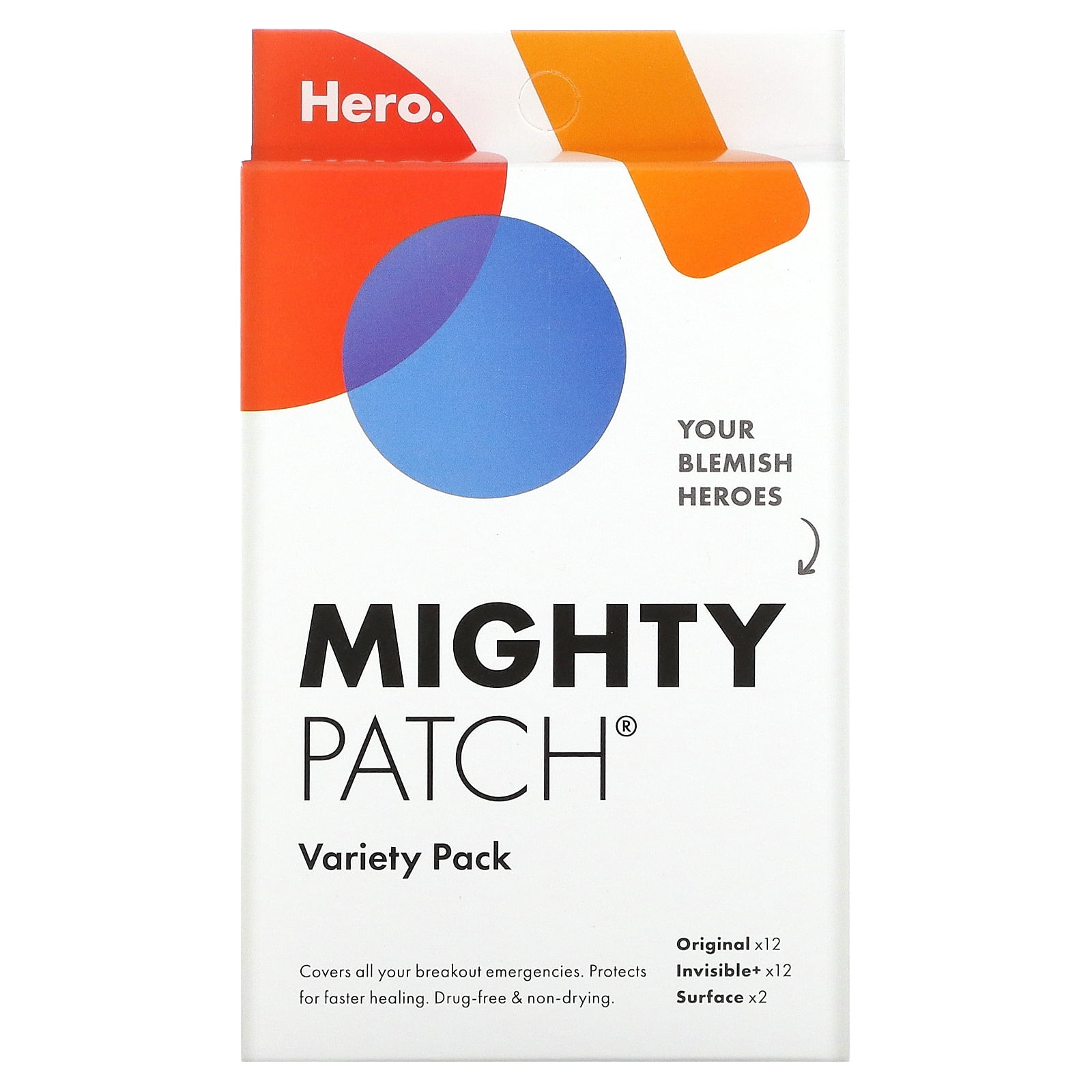 Mighty Patch, Variety Pack, 26 Patches, Hero Cosmetics