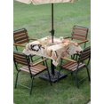 thumbnail image 3 of Easter Bunny Outdoor Tablecloth - 60x60 Inch Square Dining Table Cover, Eggs Green Leaves Country Flowers Cups Waterproof Outdoor Table Cloth with Umbrella Hole & Zipper for Picnic/Patio/Party, 3 of 7
