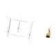 thumbnail image 5 of Mesa Auxiliar Con Forma De Llama, Moderna, De Resina, Escultura Compacta De Acrílico Para Sala De Estar, Dormitorio Y Decoración Del Hogar., 5 of 8