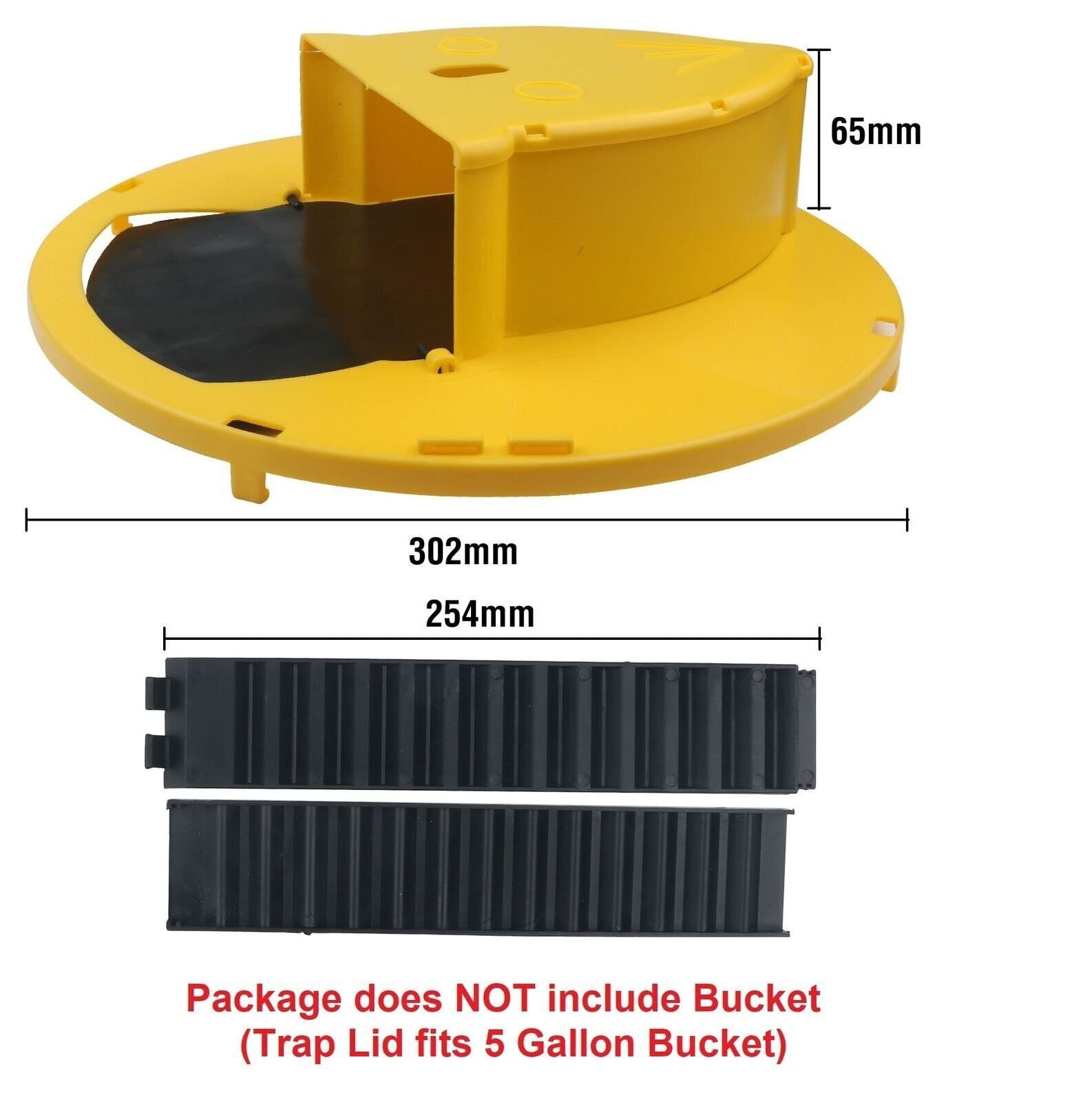 2 PACK Slide Bucket Lid Mouse Rat Trap Bucket Mousetrap Catcher FREE  SHIPPING US