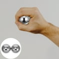 thumbnail image 1 of unbranded 2Ud Bolas De Masaje Y Ejercicio Para Manos De Acero Inoxidable Plateadas Senior Ergonómico, 1 of 8