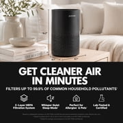 PuroAir 240 HEPA Air Purifiers for Home Large Rooms - Covers 1,000 sq ft
