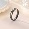 thumbnail image 2 of Hearth & Gear Vegetarian Ring Steel Ring Fashion Korean Version Of The Batch Of Flowers Ring Ring Hand Jewelry Gold Silver And Black No. 6 13 Finger Rings Rhinestone Ring Set Big Finger Rings for, 2 of 7